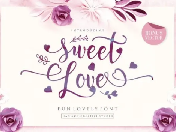 Sweet Love Calligraphy font