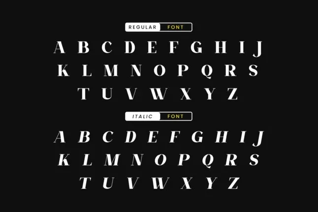 Filora Serif font