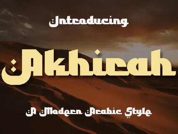 Akhirah font