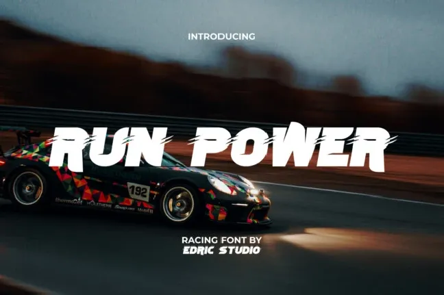 Run Power font