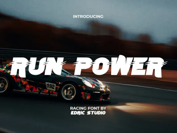 Run Power font