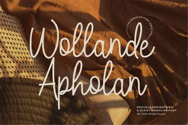 Wollande Apholan font