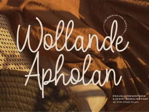 Wollande Apholan font