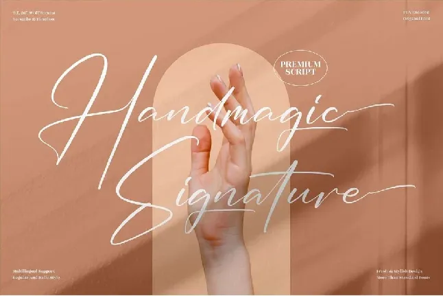 Handmagic Signature font