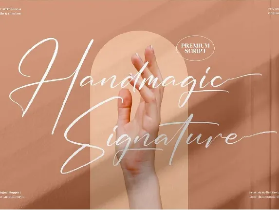 Handmagic Signature font