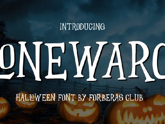 LONEWARC font