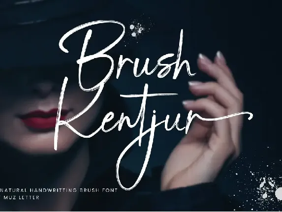 Brush Kentjur font