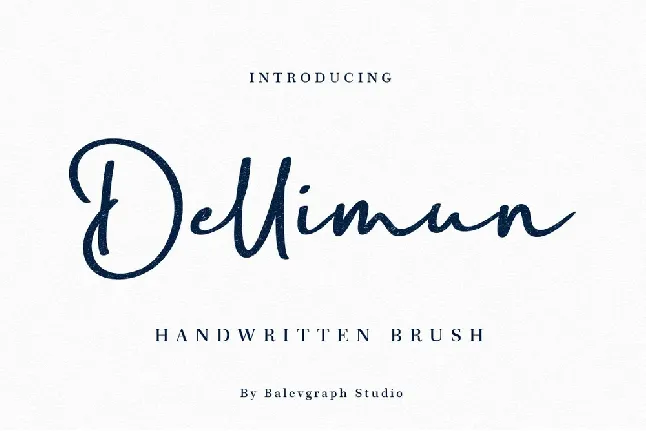 Dellimun font