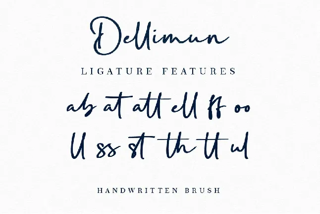 Dellimun font