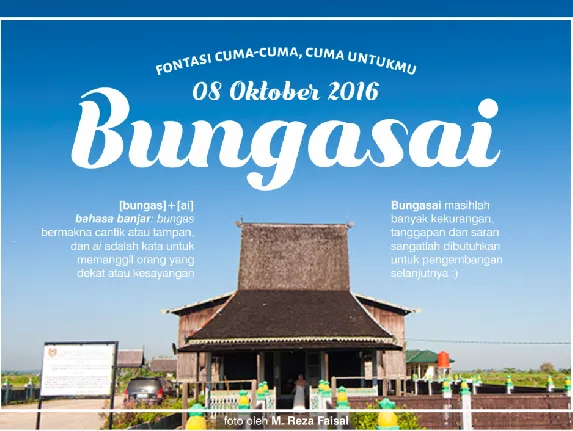 Bungasai font