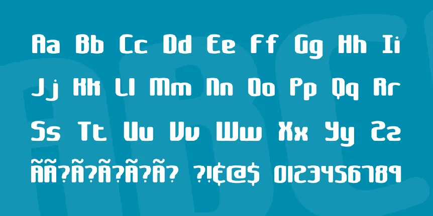 Galapogos BRK font