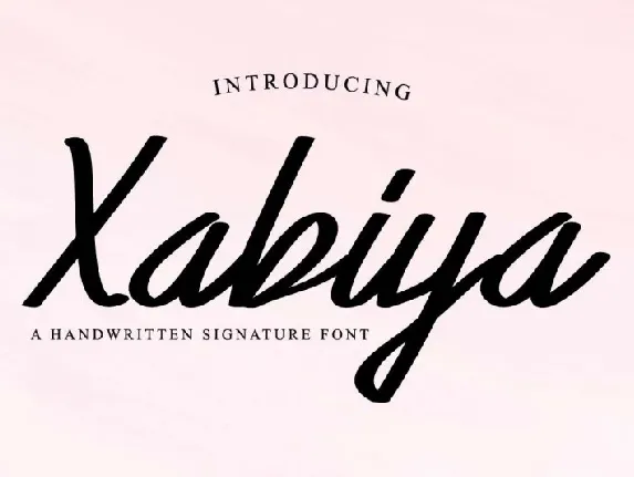 Xabiya Marker Script font