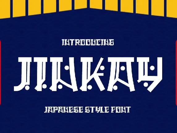 JINKAY Faux Japanese font