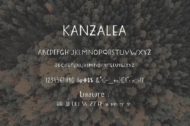 KANZALEA Handwritten font