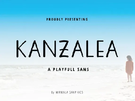 KANZALEA Handwritten font