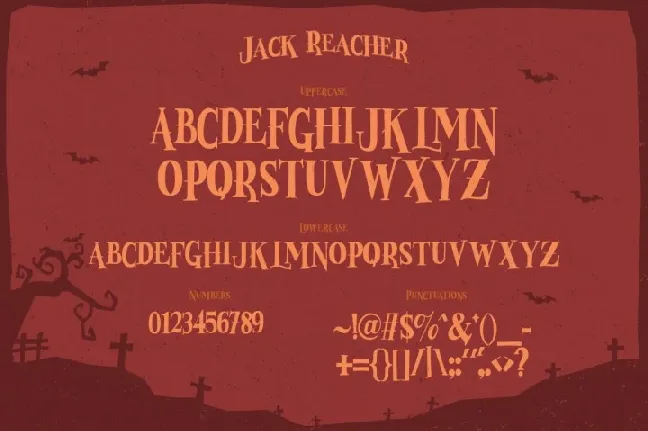 Jack Reacher Typeface font