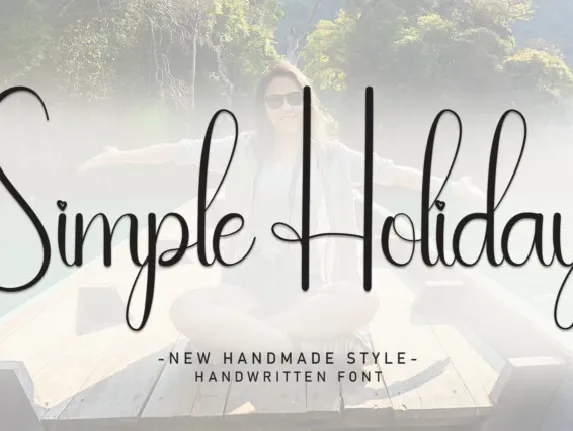 Simple Holiday Script font