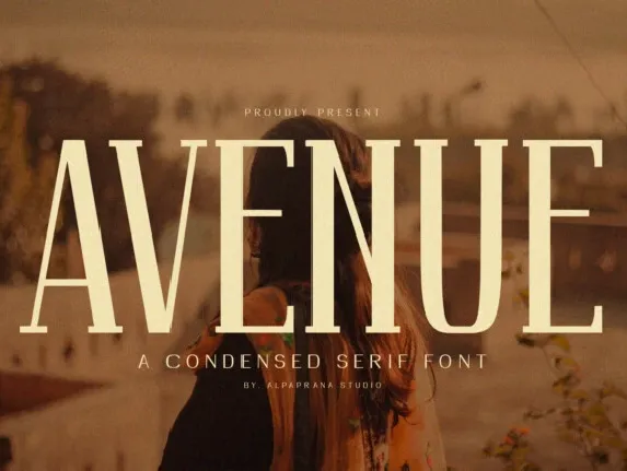 Avenue Typeface font