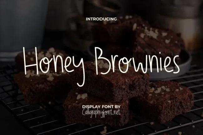 Honey Brownies font