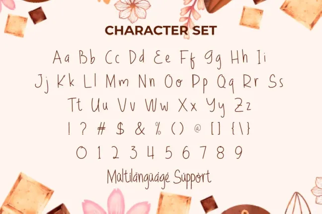 Honey Brownies font