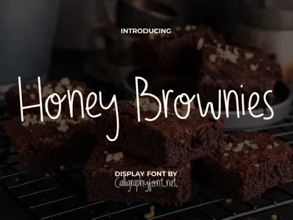 Honey Brownies font