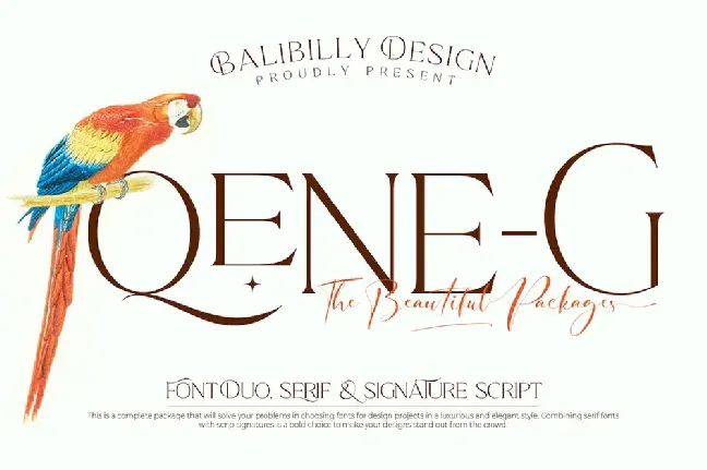 Qene-G font