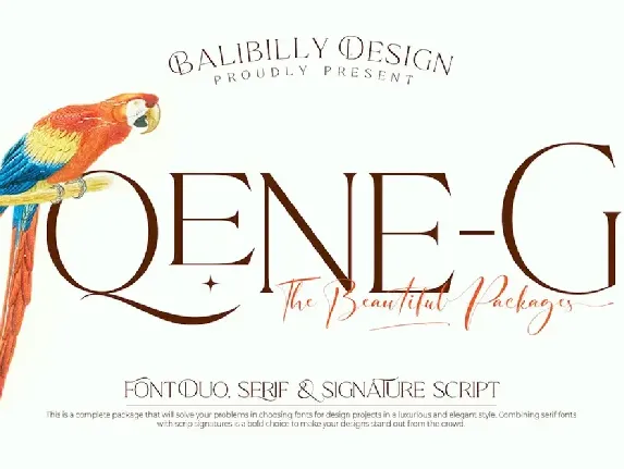 Qene-G font