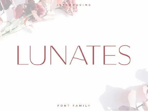 LunatesNonCommercial font