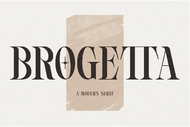 BROGETTA-Regular font