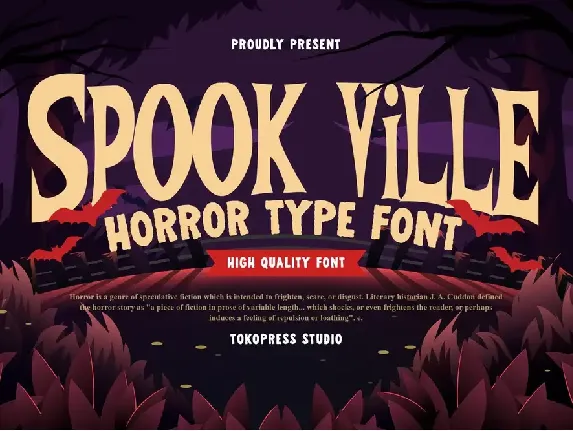 Spook Ville font