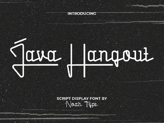 Java Hangout Demo font