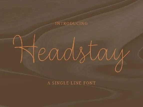 Headstay font