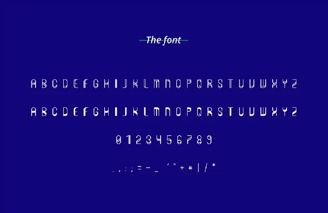 Zero font