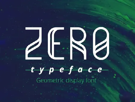 Zero font