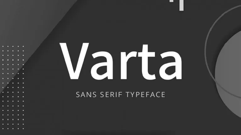 Varta Sans Serif Family font