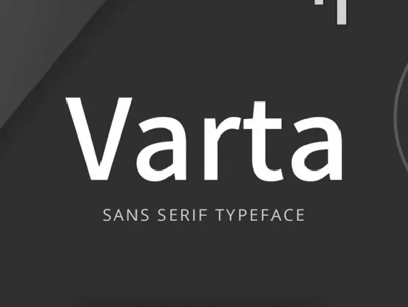 Varta Sans Serif Family font