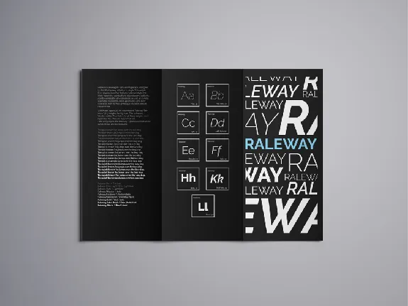 Raleway Family font