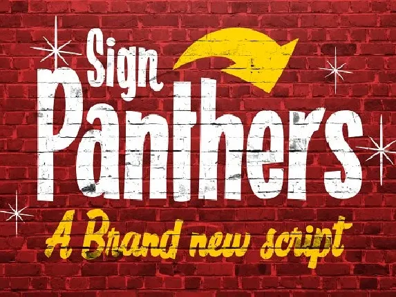 Sign Panters Script Free font