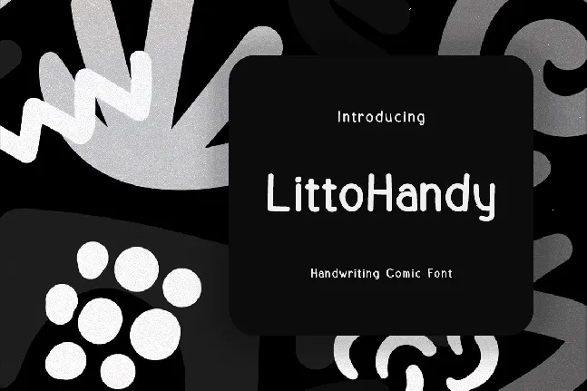 CF Littohandy Demo font