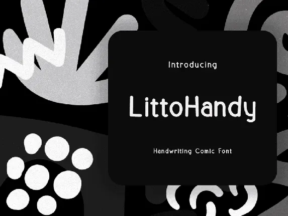 CF Littohandy Demo font