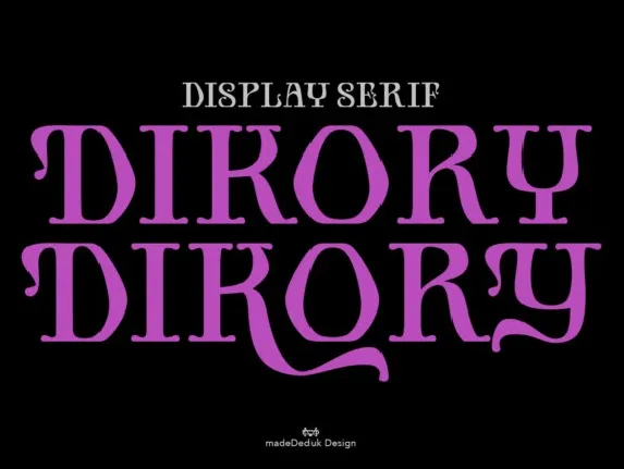 Dikory font