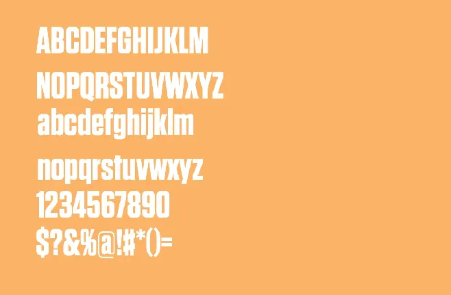 Tungsten font