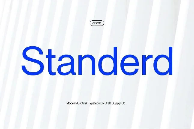 Standerd font