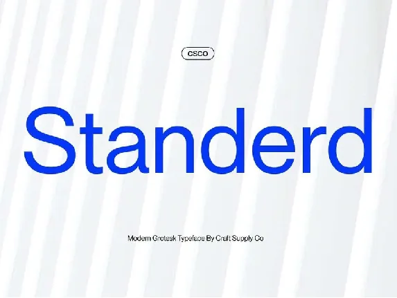 Standerd font