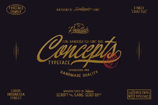 Concepts font