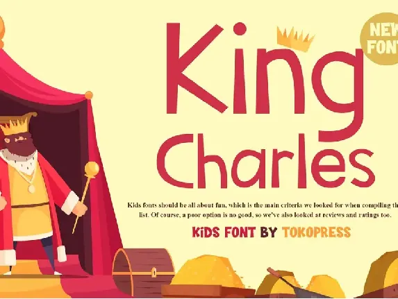 King Charles font