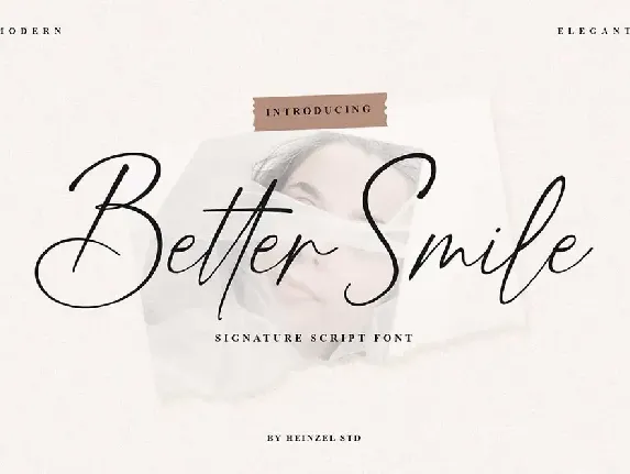 Better Smile font