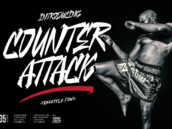 Counter Attack font