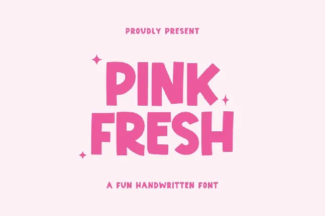 Pink Fresh font