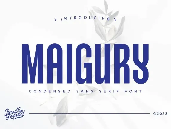 Maigury font